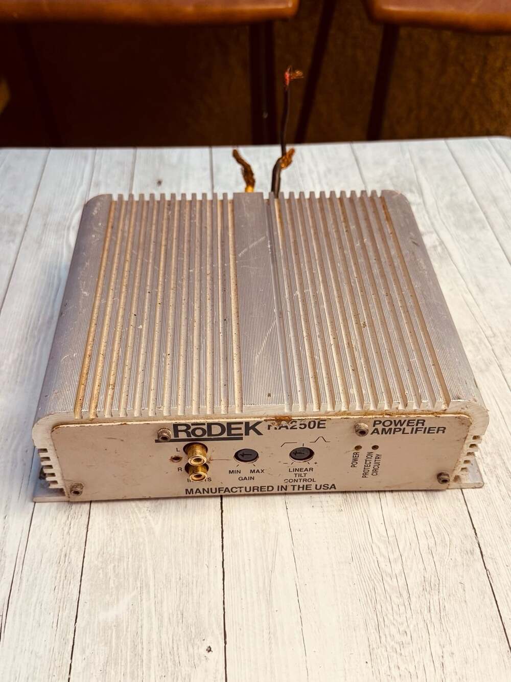 Vintage Rodek RA250E Power Amplifier Car Audio